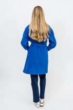 Halat Polar Fleece Modern Albastru cu 2 Buzunare - imagine 2