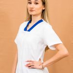 Bluza Medicala cu Fermoar si 3 Buzunare